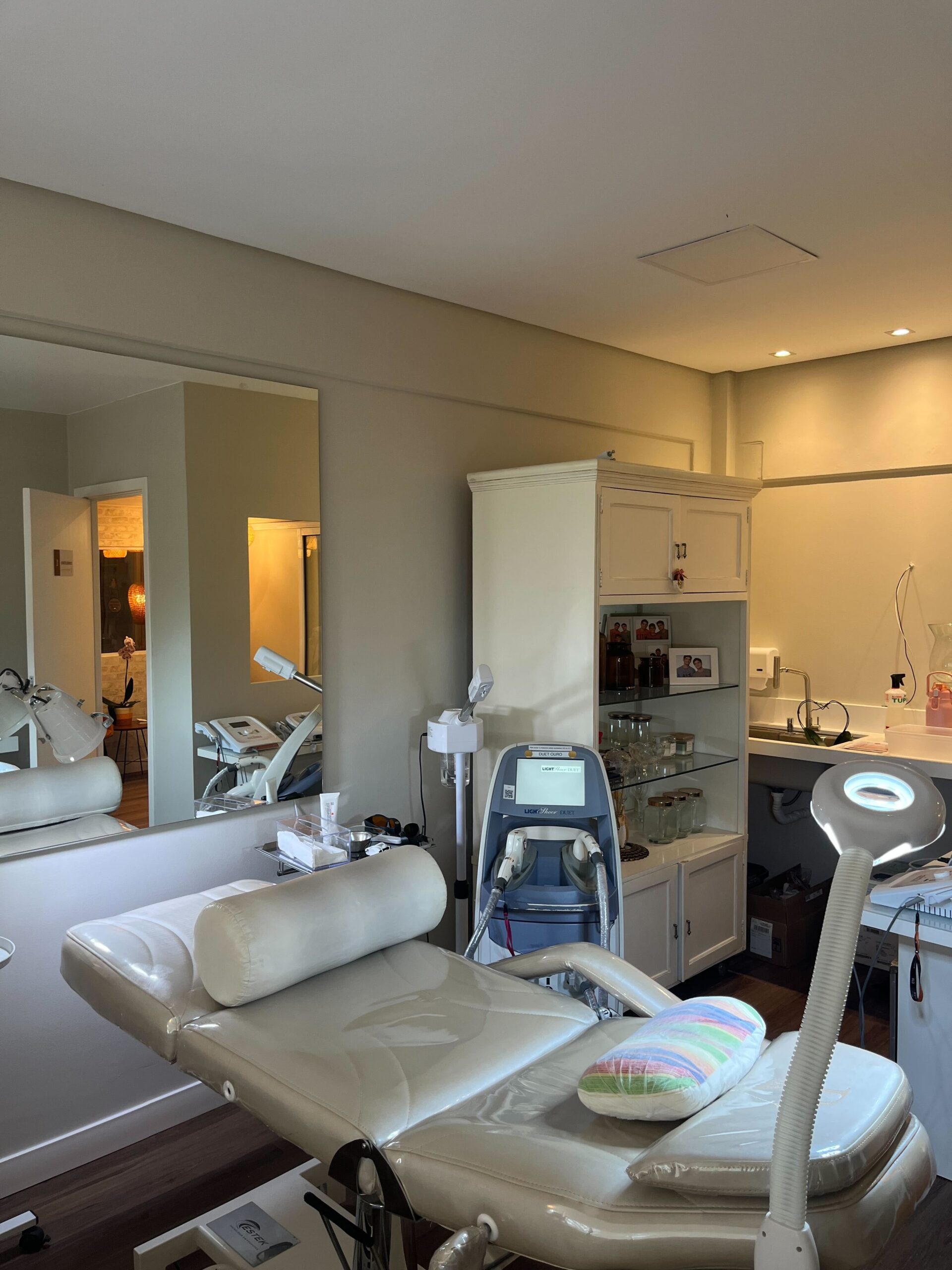 Interior da clínica